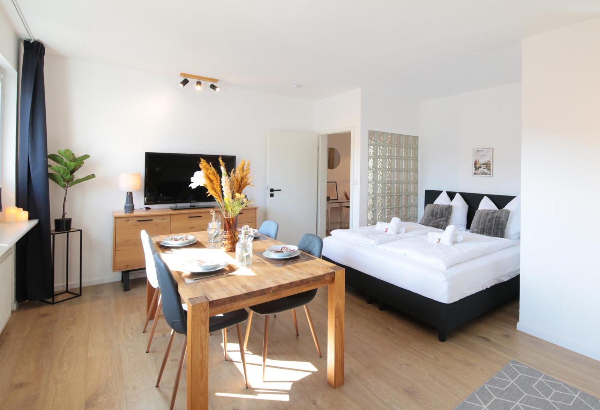 Citychalet- 73m2-boxspringbett-neu Renoviert-kueche-sehr Ruhig Bochum